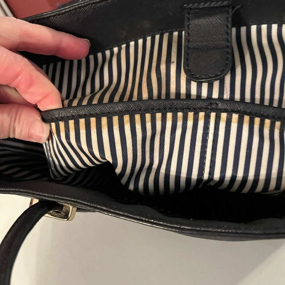 Kate Spade Cedar Taylor Lasercut Navy Tote
